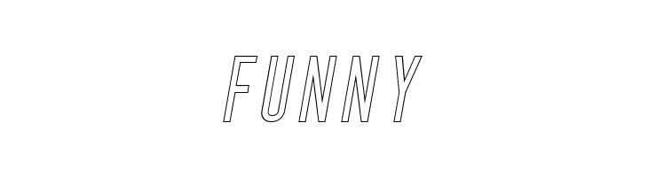 Prestage Outline Italic  Free Fonts Download