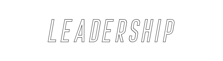 Prestage Outline Italic  Free Fonts Download