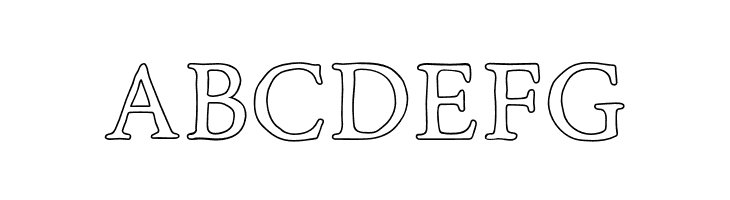 RoadRaceFree-Outline  Free Fonts Download