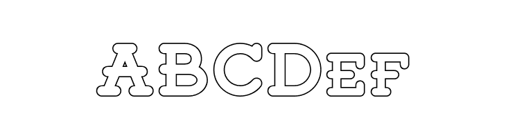 TigrealFree-Outline  Free Fonts Download