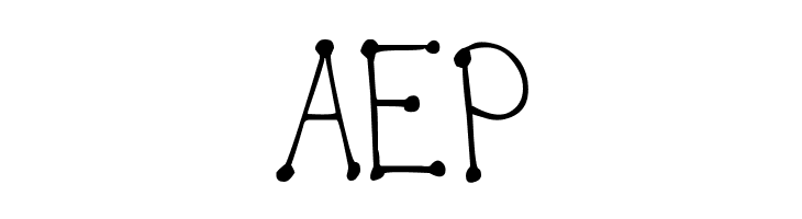 DJB It's Full of Dots Straight  Free Fonts Download