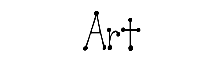 DJB It's Full of Dots Straight  Free Fonts Download