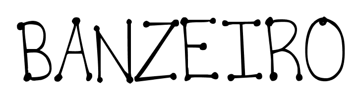 DJB It's Full of Dots Straight  Free Fonts Download