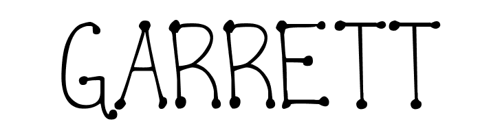 DJB It's Full of Dots Straight  Free Fonts Download