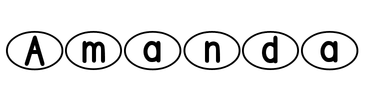 DJB Standardized Test Oval 2  Free Fonts Download