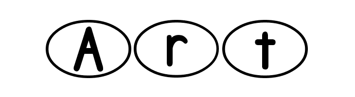 DJB Standardized Test Oval 2  Free Fonts Download