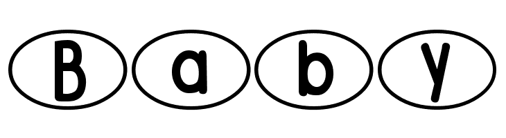 DJB Standardized Test Oval 2  Free Fonts Download