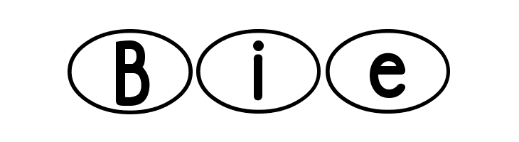 DJB Standardized Test Oval 2  Free Fonts Download