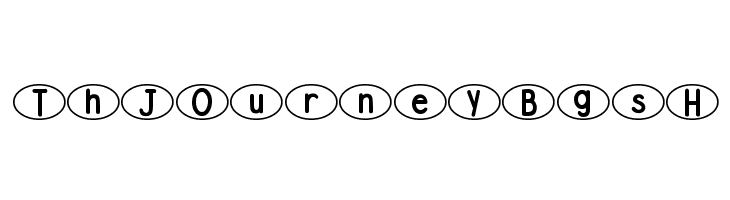 DJB Standardized Test Oval 2  Free Fonts Download