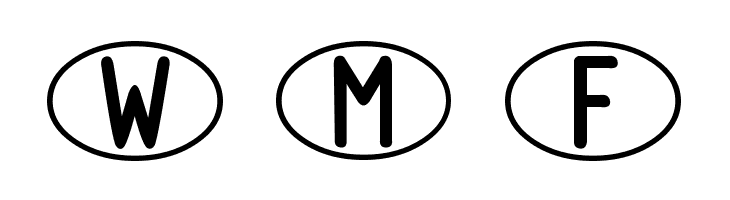 DJB Standardized Test Oval 2  Free Fonts Download