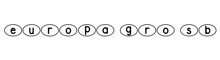 DJB Standardized Test Oval 2  Free Fonts Download