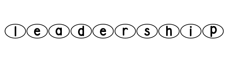 DJB Standardized Test Oval 2  Free Fonts Download