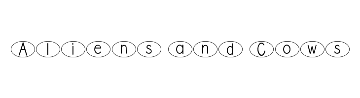 DJB Standardized Test Oval  Free Fonts Download
