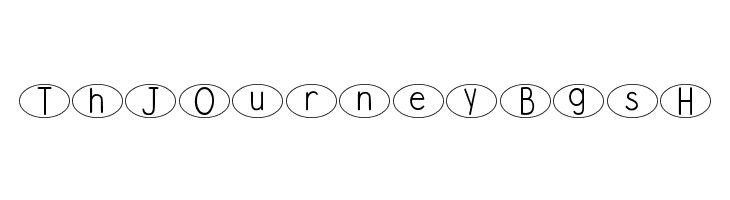 DJB Standardized Test Oval  Free Fonts Download