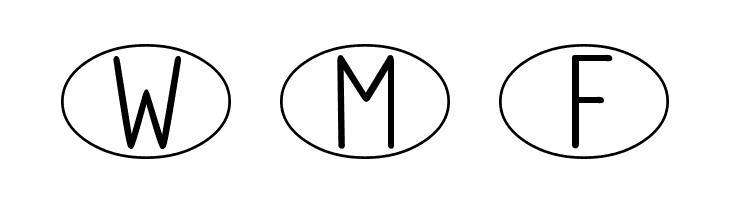 DJB Standardized Test Oval  Free Fonts Download