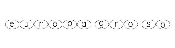 DJB Standardized Test Oval  Free Fonts Download