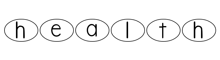 DJB Standardized Test Oval  Free Fonts Download