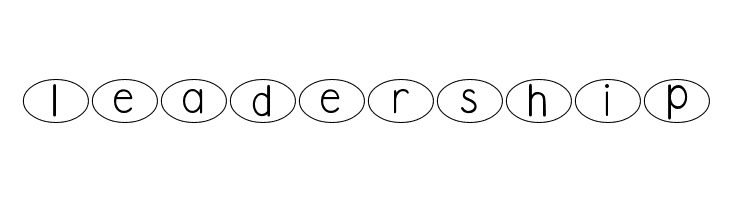 DJB Standardized Test Oval  Free Fonts Download