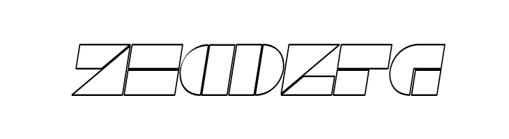 DrebiekExpandedOutlineItalic  Free Fonts Download