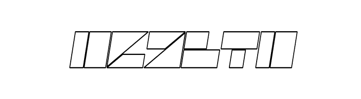 DrebiekExpandedOutlineItalic  Free Fonts Download