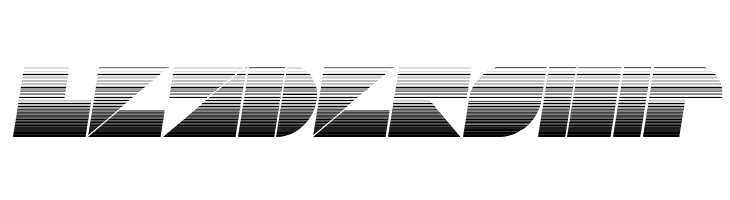 DrebiekExpandedStripesItalic  Free Fonts Download