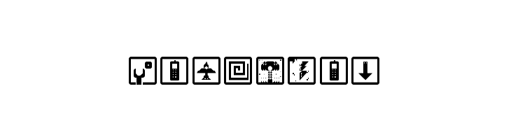 space game icons Regular  Free Fonts Download