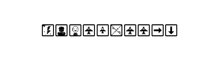 space game icons Regular  Free Fonts Download