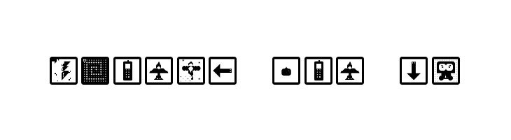 space game icons Regular  Free Fonts Download