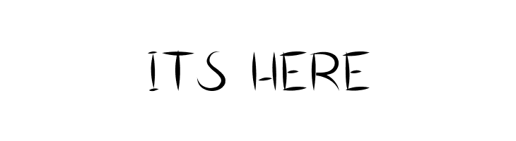 Bico de pena  Free Fonts Download