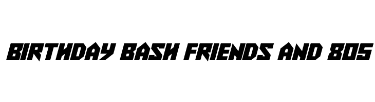 Alien Wars Italic  Free Fonts Download