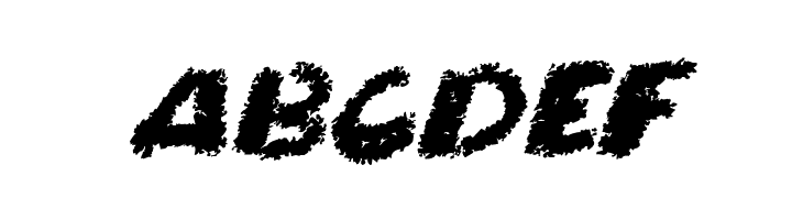 Chunky Chalk Italic  Free Fonts Download