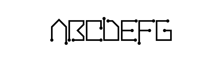 Circuitboard  Free Fonts Download