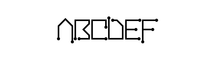 Circuitboard  Free Fonts Download