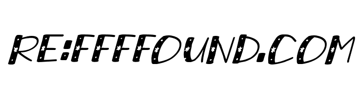 Snowy Sparkles Italic  Free Fonts Download