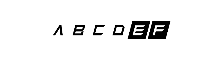 Squaresharps Italic  Free Fonts Download