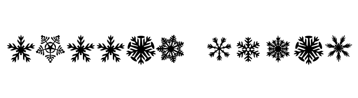 DH Snowflakes  Free Fonts Download