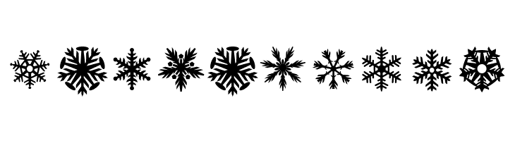 DH Snowflakes  Free Fonts Download