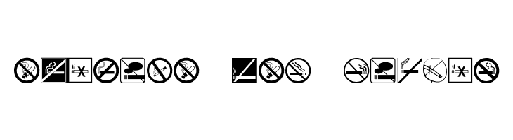 NoSmoking  Free Fonts Download