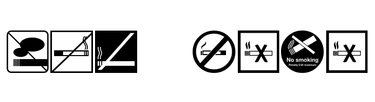 NoSmoking  Free Fonts Download