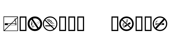 NoSmoking  Free Fonts Download