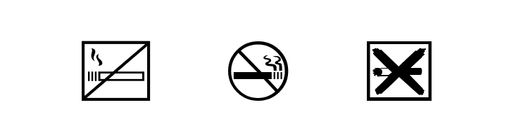 NoSmoking  Free Fonts Download