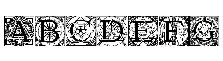 Masonic Tattegrain  Free Fonts Download