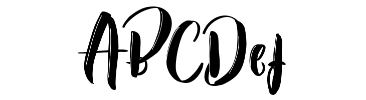 HeySunset-BrushFontMedium  Free Fonts Download