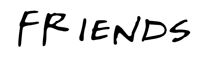 FRIENDS Gregor-Miller-s-Friends-Font Font