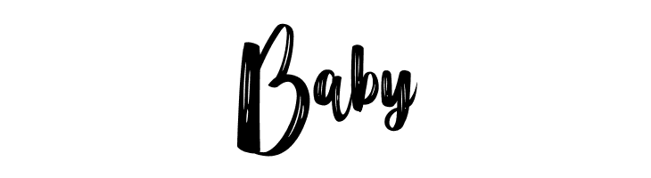 Merci Heart Brush-Regular  Free Fonts Download