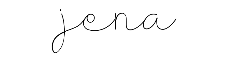 jena Presty Light Font