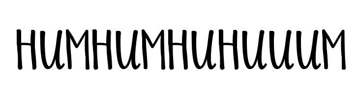 HUMHUMHUHUUUM OrangeBlossoms Font
