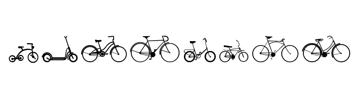 Sepeda  Free Fonts Download