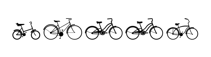 Sepeda  Free Fonts Download