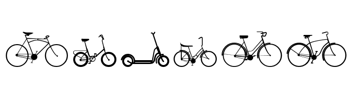 Sepeda  Free Fonts Download